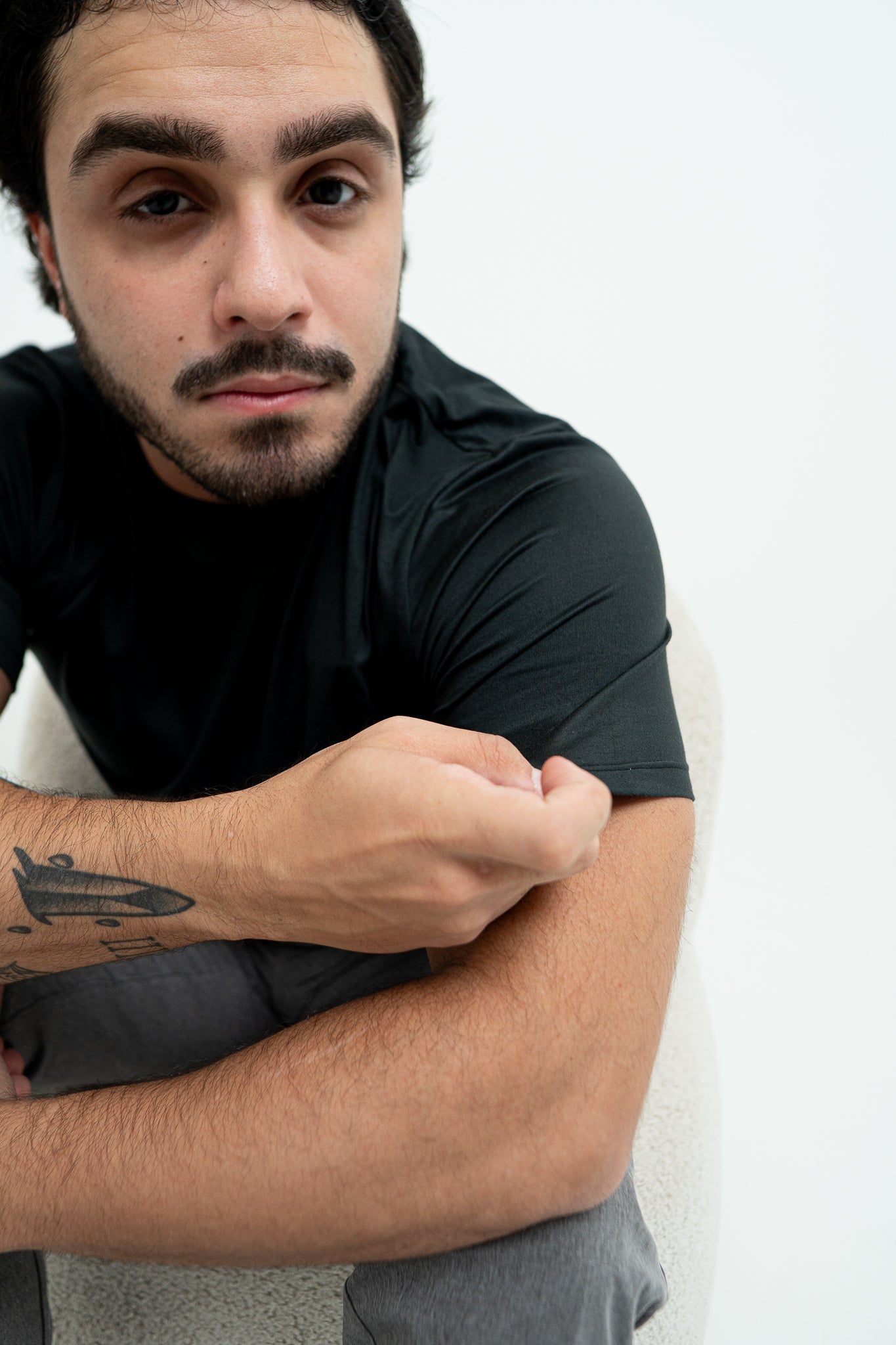T-Shirt Vellutato - Black Stone - SALV CLUB