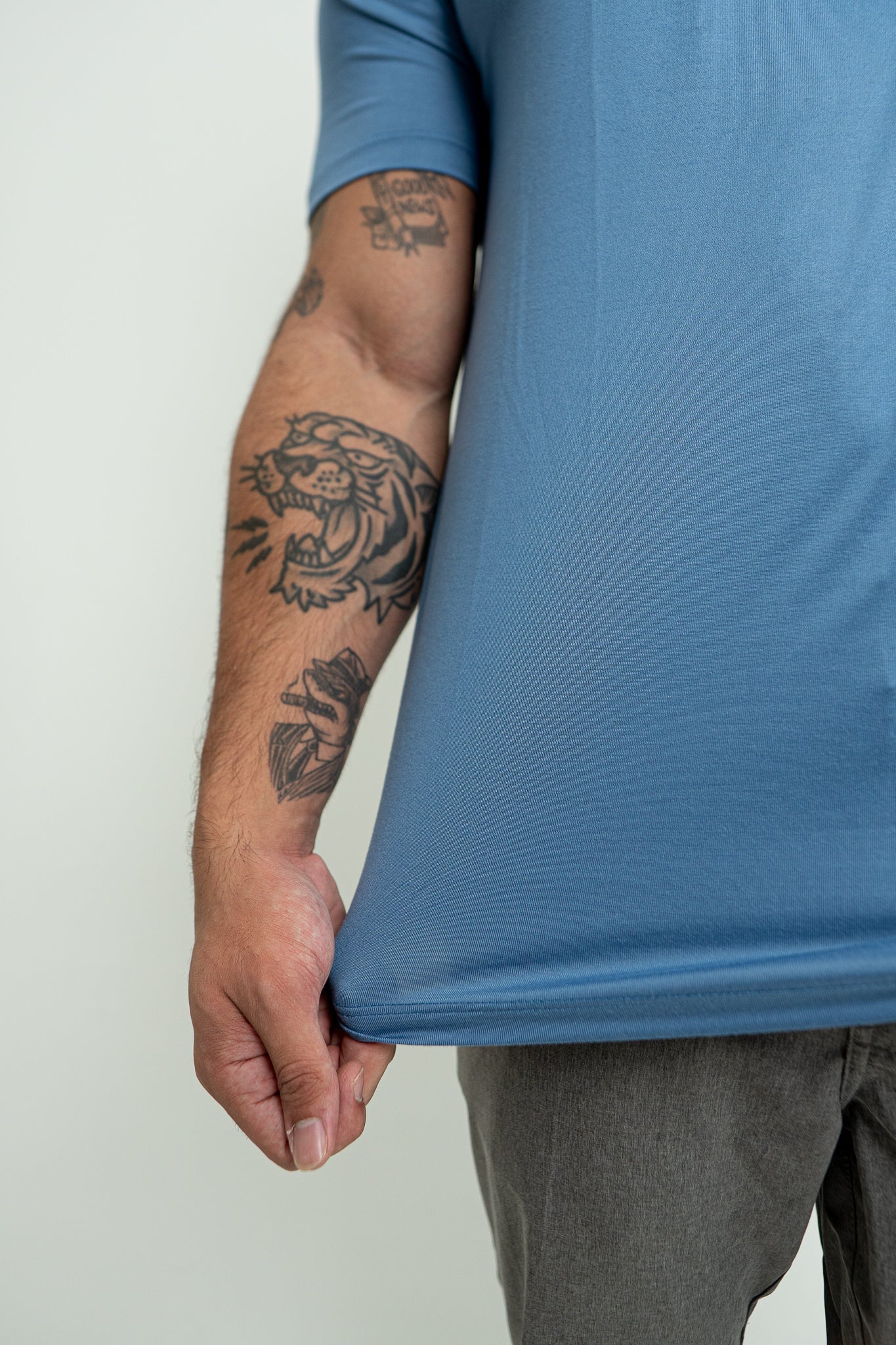 T-Shirt Vellutato - Blue Skyfall - SALV CLUB