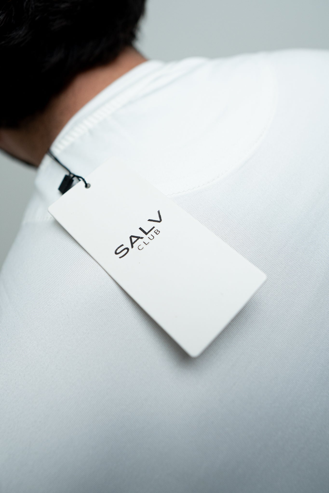 T-Shirt Vellutato - White snow - SALV CLUB