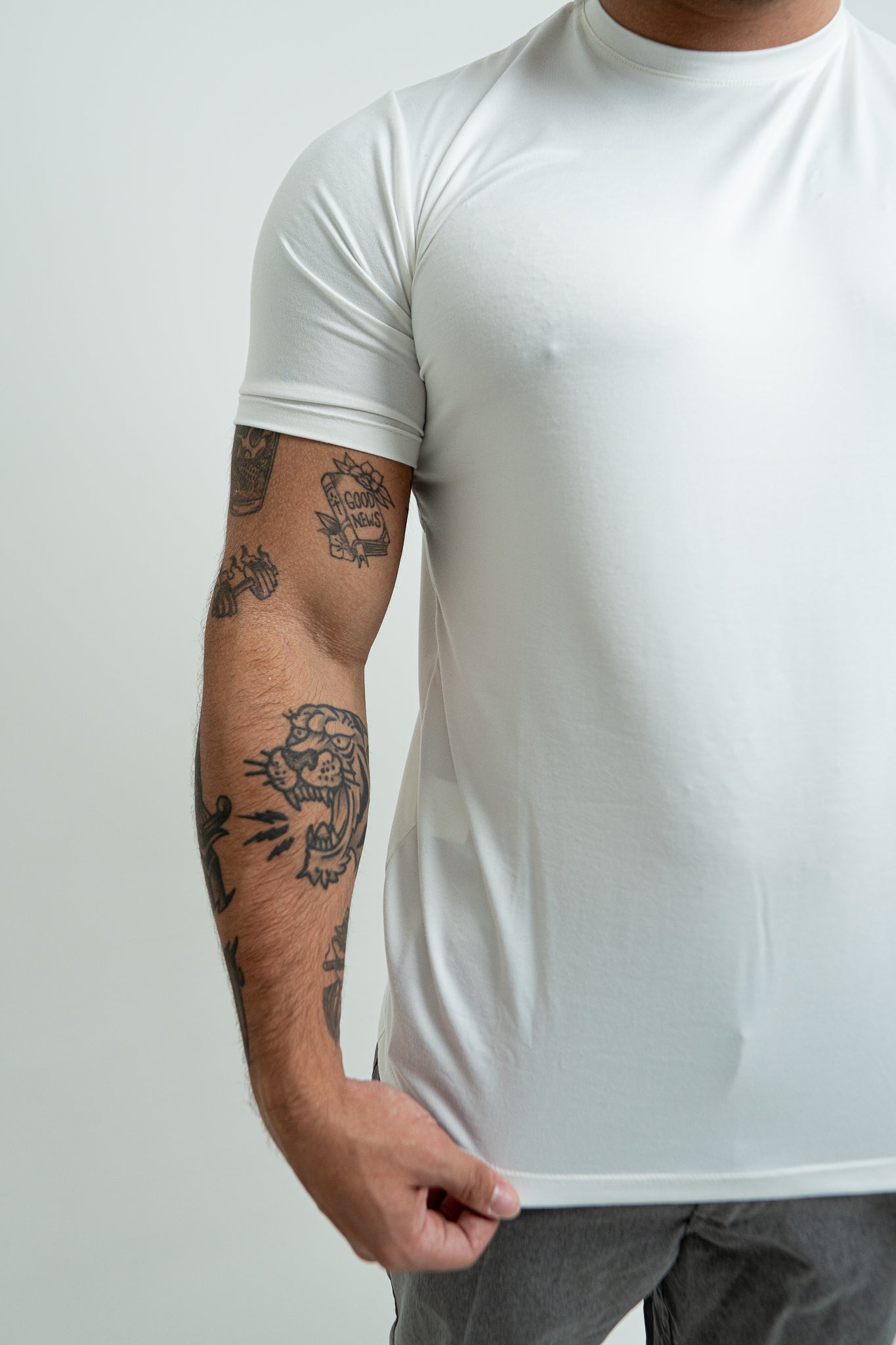 T-Shirt Vellutato - White snow - SALV CLUB